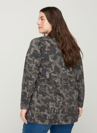 Veste camouflage en coton, Camouflage, Model image number 1