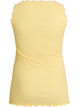Haut avec bordure en dentelle, Jaune clair, Packshot image number 1