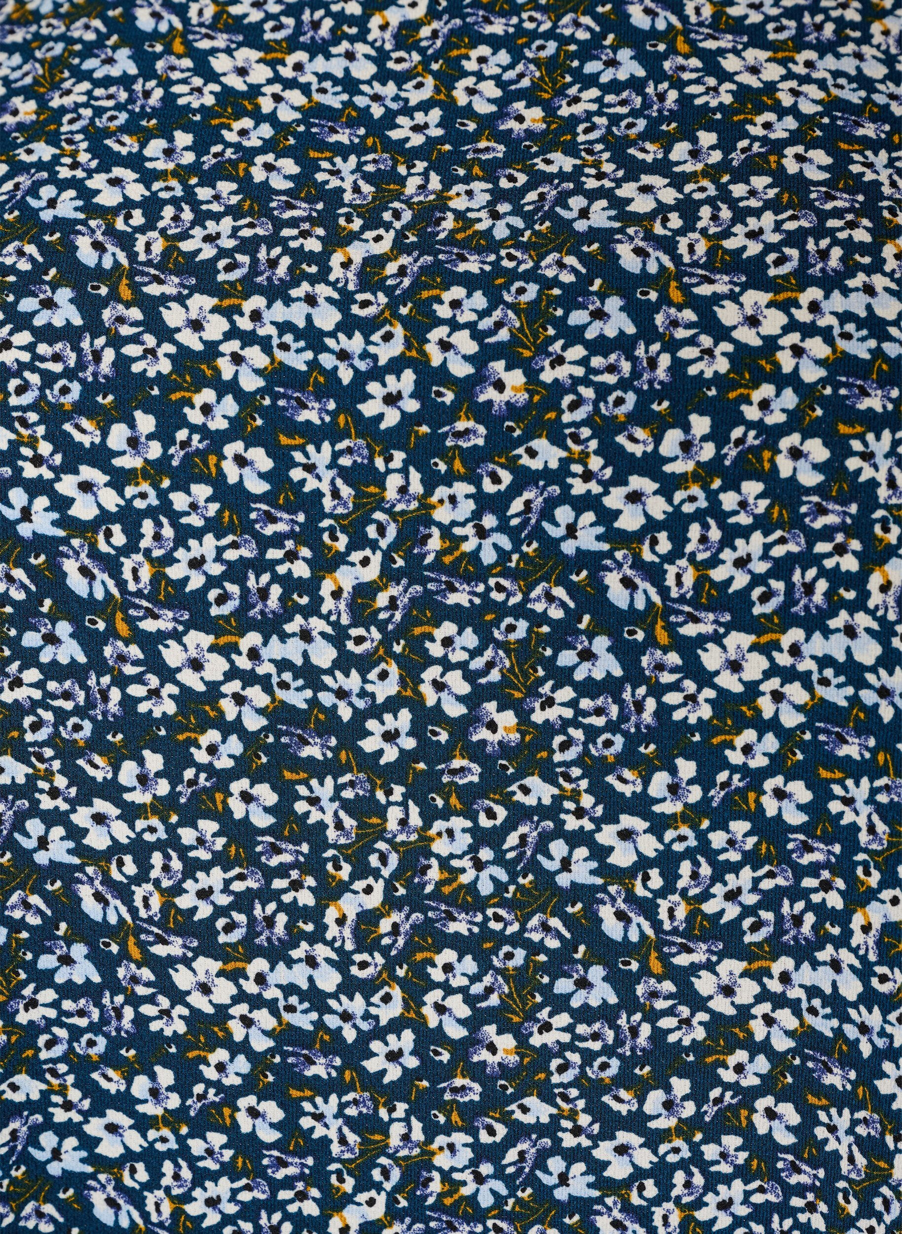 Zizzi Robe &agrave; manches courtes avec imprim&eacute;, Bleu, Packshot image number 2