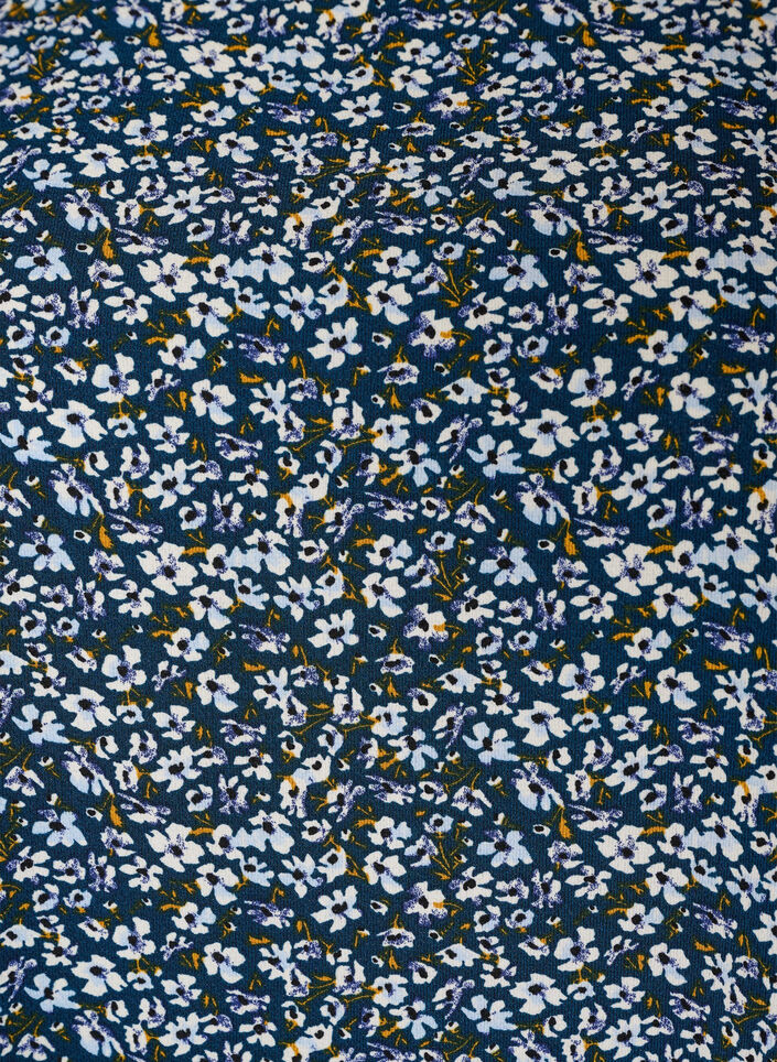 Robe &agrave; manches courtes avec imprim&eacute;, Bleu, Packshot image number 2