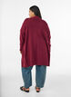 Cardigan en tricot c&ocirc;tel&eacute; avec poches, Bordeaux, Model image number 2