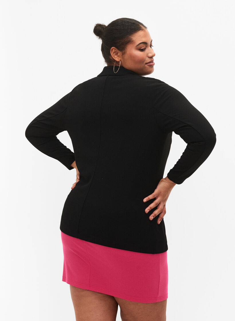 Blazer à poches, Black, Model image number 1