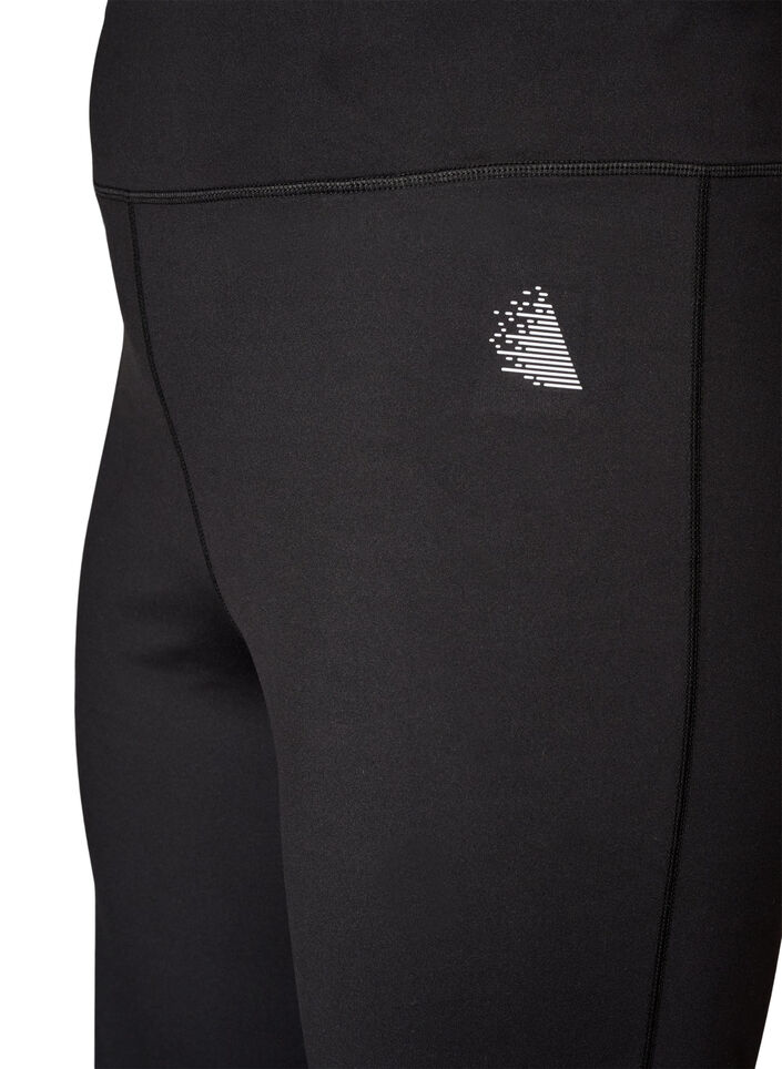 Legging d'entra&icirc;nement bootcut avec taille haute, Noir, Packshot image number 2