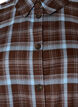 Robe-chemise mi-longue avec un motif &agrave; carreaux, Marron, Packshot image number 2