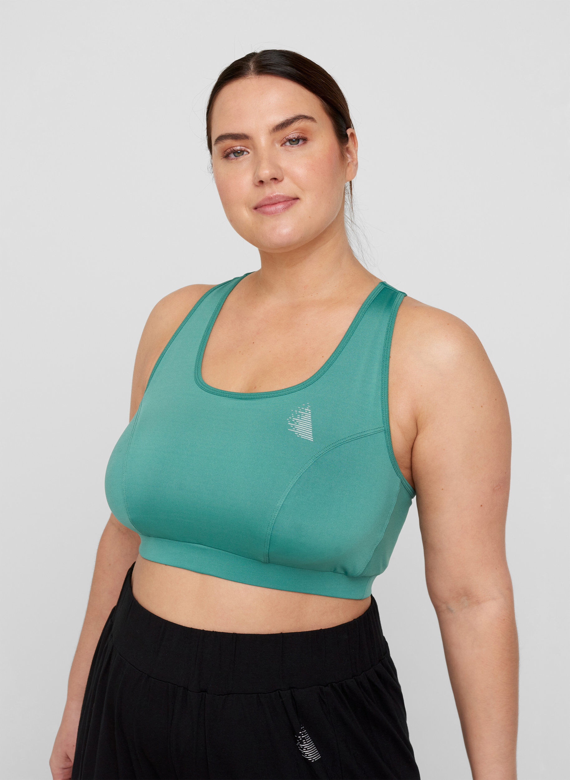 Zizzi Brassi&egrave;re de sport avec d&eacute;tails au dos, Deep Sea, Model image number 0