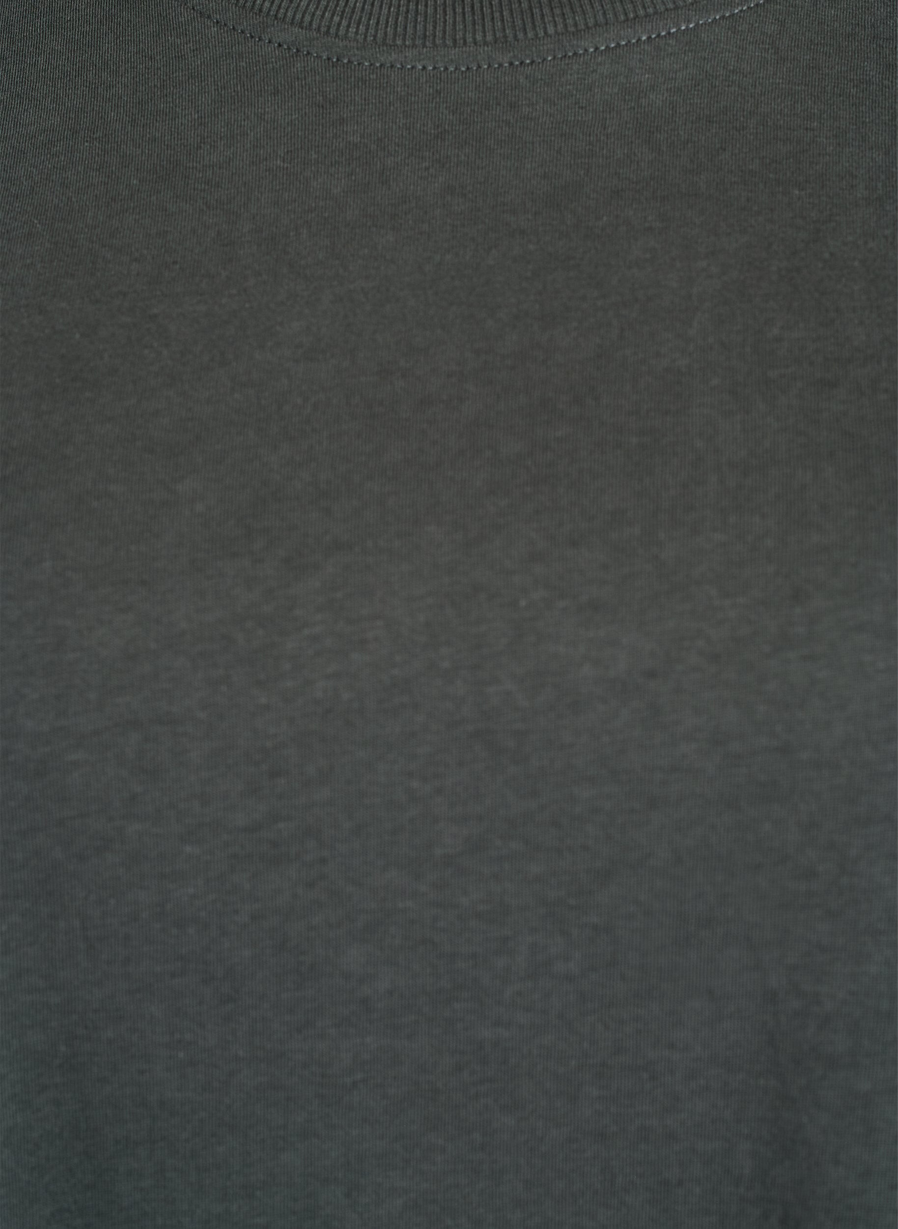 ZizziT-shirt basique en coton &agrave; col rond, Vert fonc&eacute;, Packshot image number 2