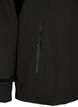 Veste courte softshell avec capuche amovible, Noir, Packshot image number 3