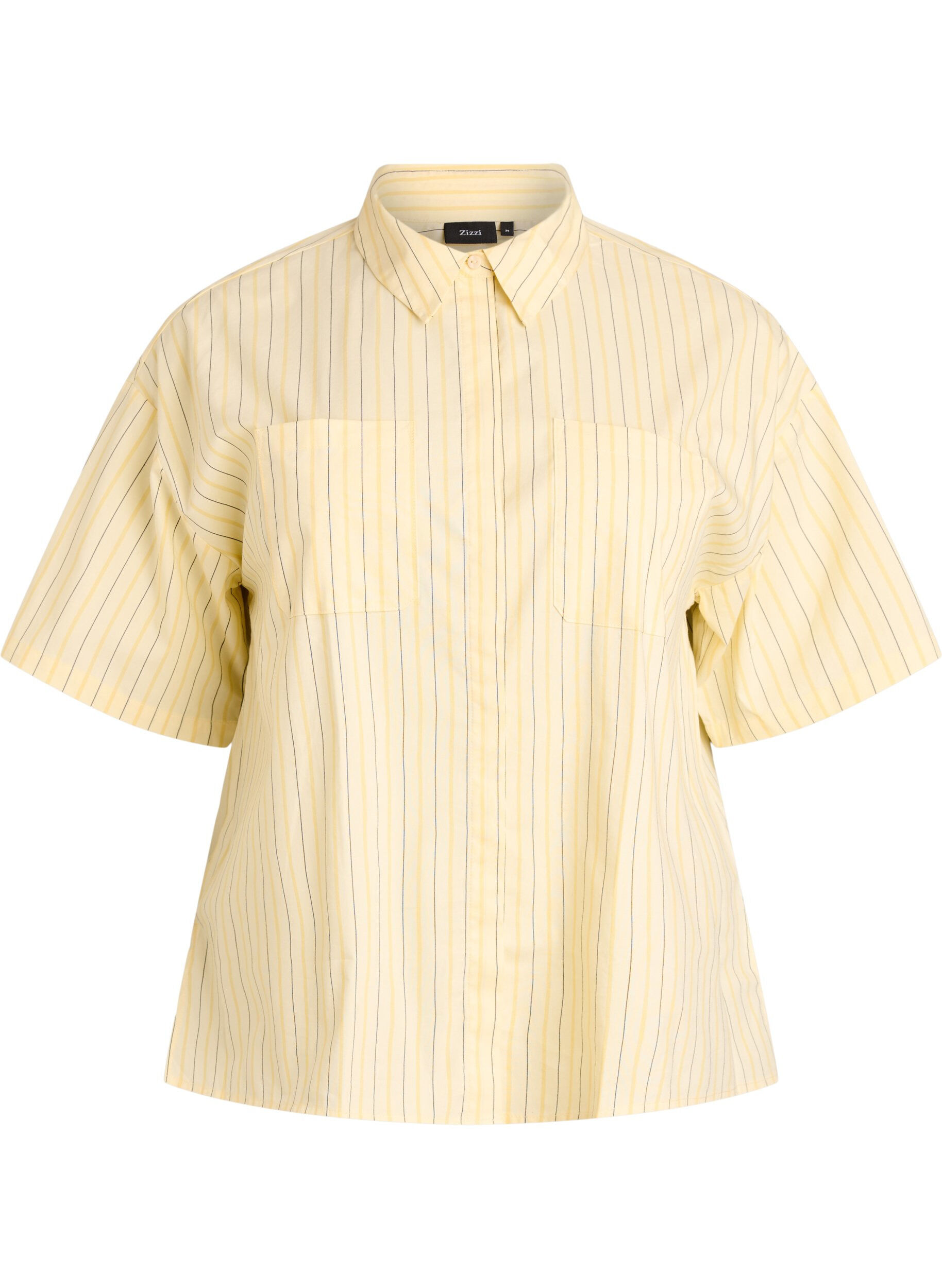 Blouse ray&eacute;e &agrave; coupe ample