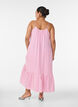 Robe d'&eacute;t&eacute; &agrave; rayures et &agrave; forme en A, Rose, Model image number 1