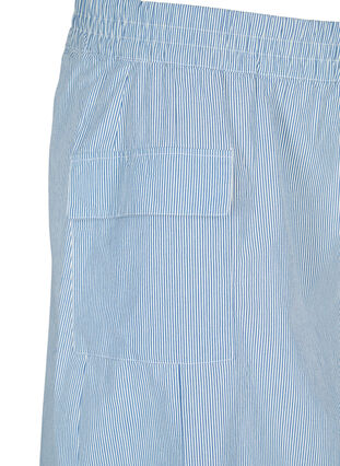 Jupe courte en coton avec ceinture élastique, Nebulas B. W. Stripe, Packshot image number 2