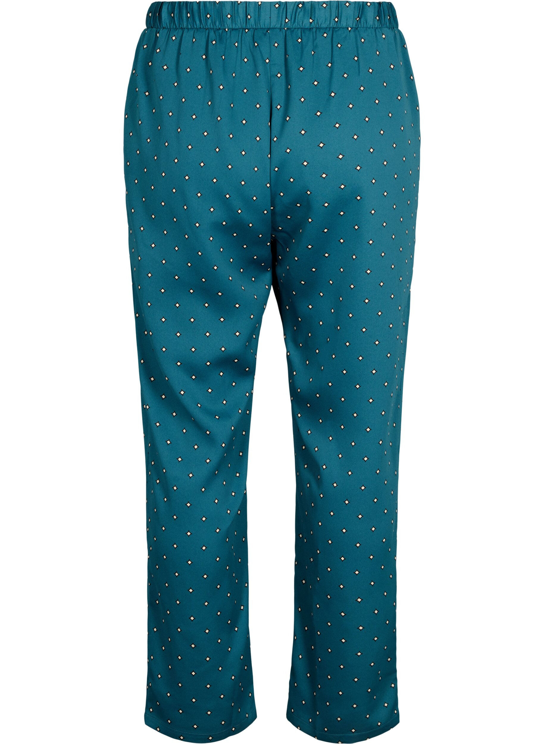 Zizzi Pantalons de pyjama imprim&eacute;s, Balsam AOP, Packshot image number 1