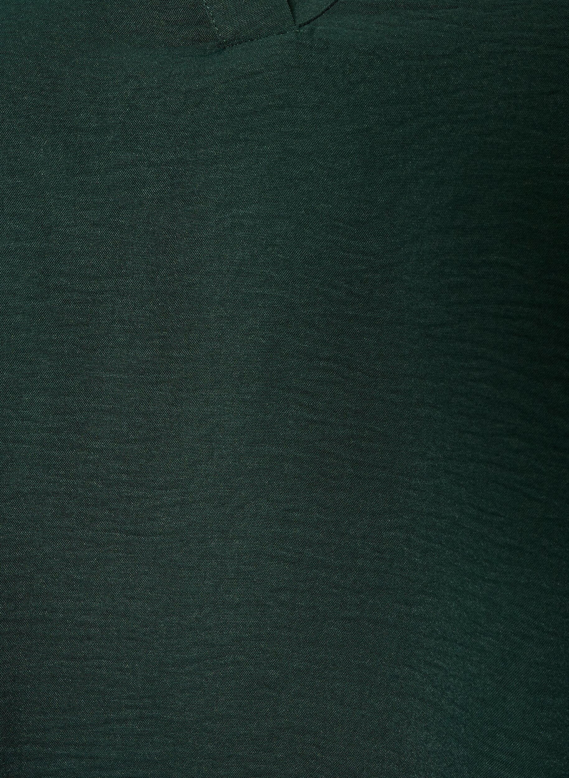ZizziBlouse avec poignets smock&eacute;s et col en V, Vert fonc&eacute;, Packshot image number 2