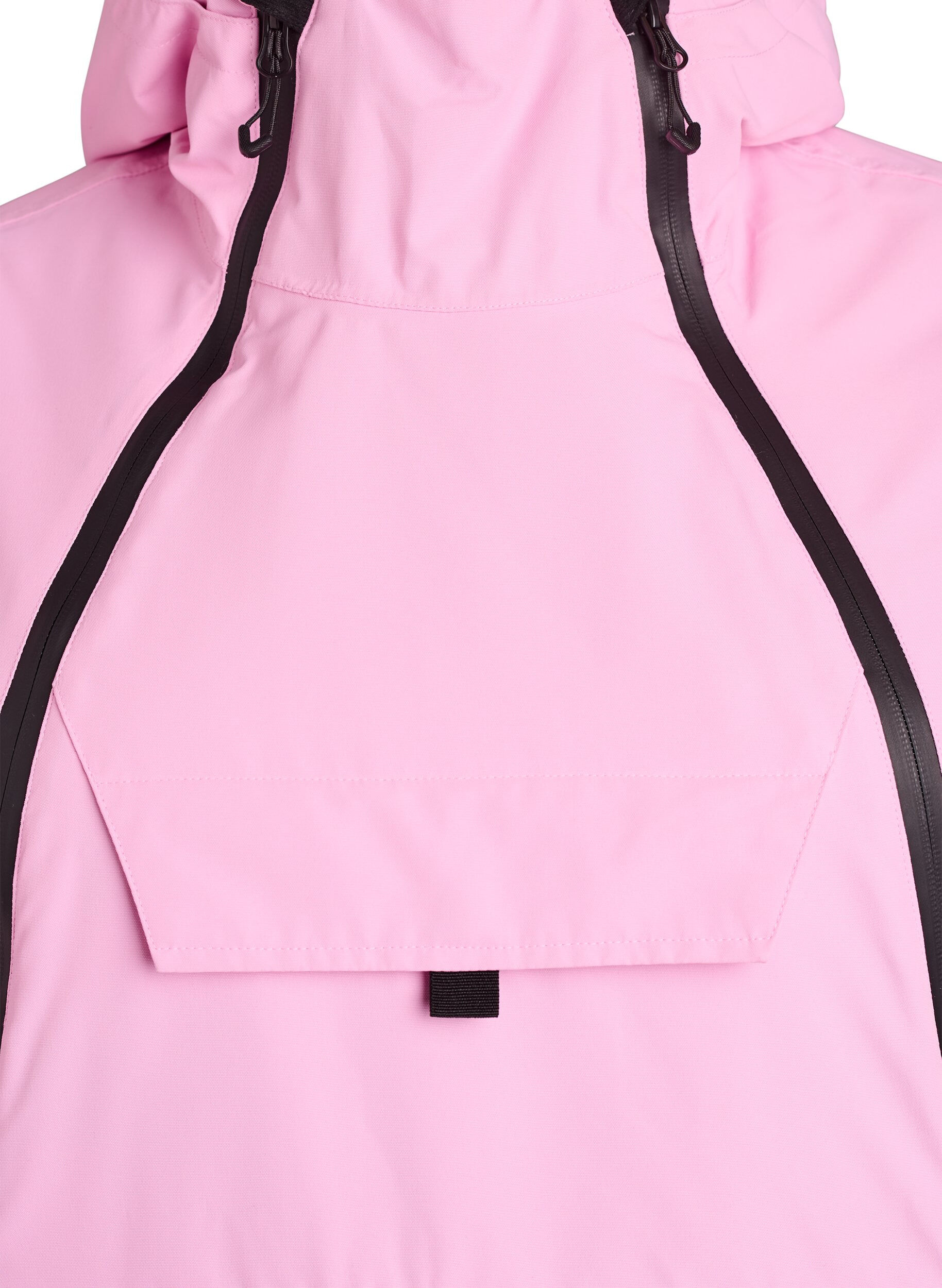 Zizzi Anorak de ski fonctionnel avec capuche, Rose, Packshot image number 2