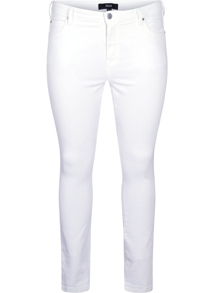 Jean Amy super slim taille haute, Blanc, Packshot image number 0