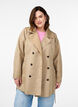Trench court avec ceinture, Beige, Model image number 0
