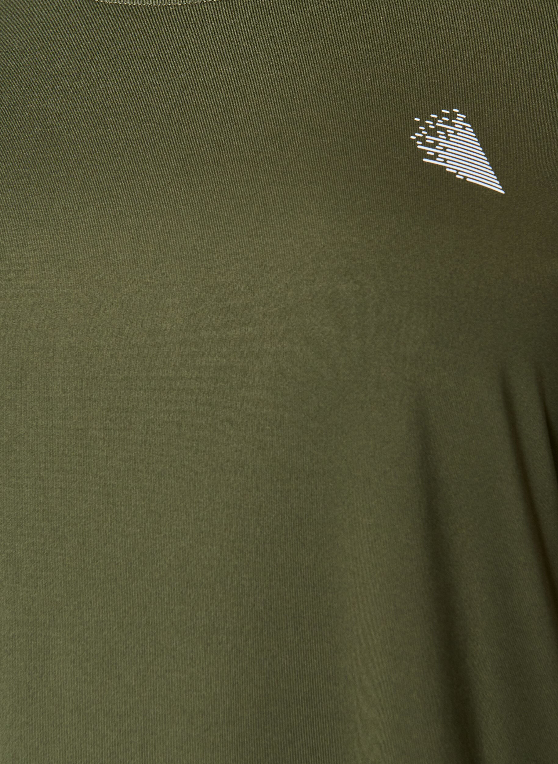 ZizziSports top with 3/4 sleeves, Vert, Packshot image number 2
