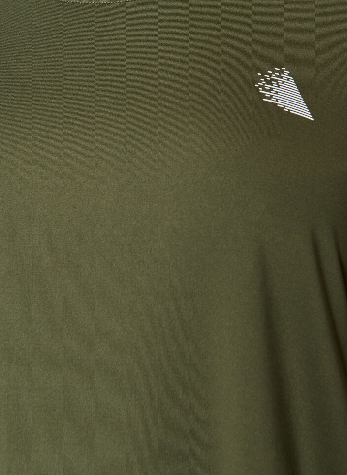 Sports top with 3/4 sleeves, Vert, Packshot image number 2