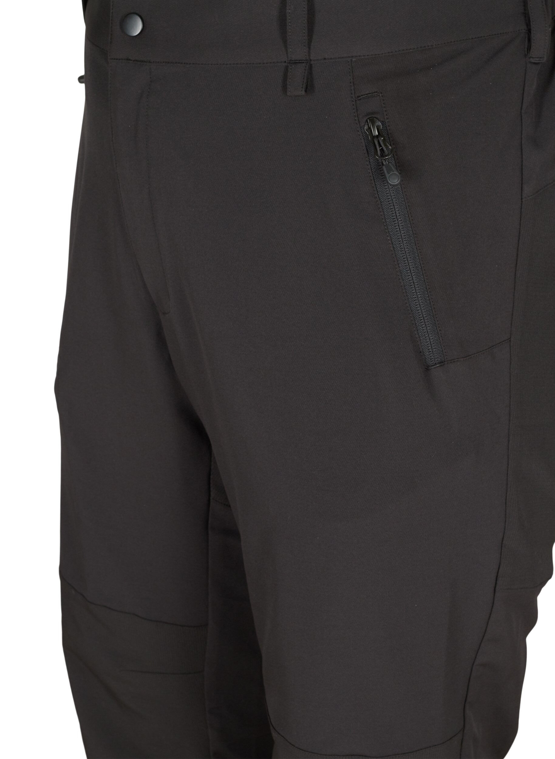 Zizzi Pantalon de randonn&eacute;e avec poches, Black, Packshot image number 2