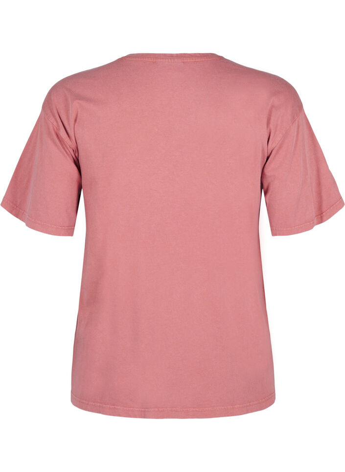 T-shirt avec perles, Heather Rose Washed, Packshot image number 1