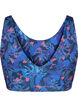 Soutien-gorge de sport avec imprimé, Blue Leaf AOP, Packshot image number 1