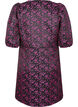 Robe mi-longue avec fleurs brodées, Black Pink Flower, Packshot image number 1