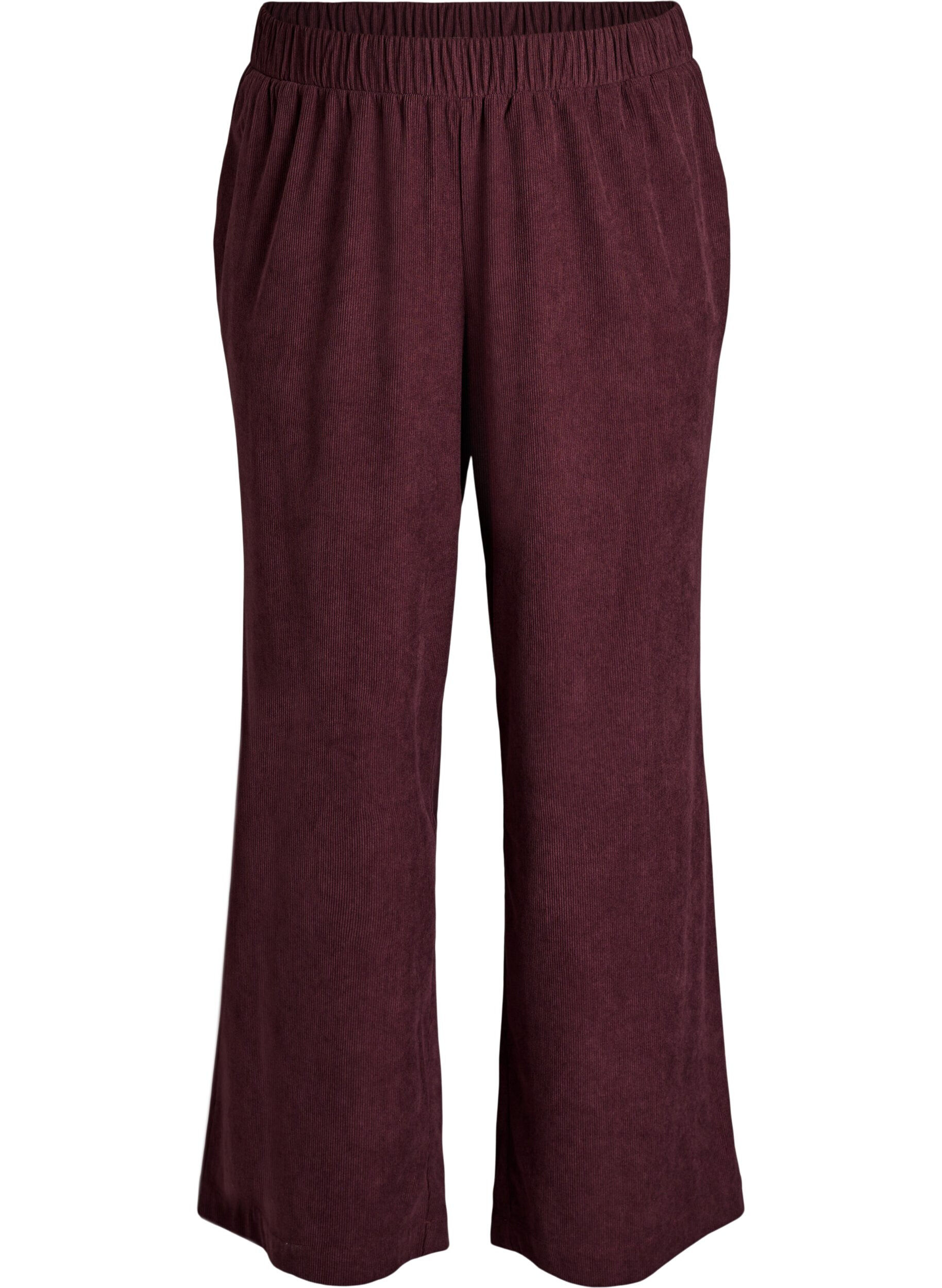 Pantalon ample en velours