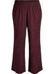 Pantalon ample en velours, Bordeaux foncé, Packshot image number 0