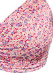 Haut de bikini à motif floral avec rembourrage amovible, Rose, Packshot image number 2