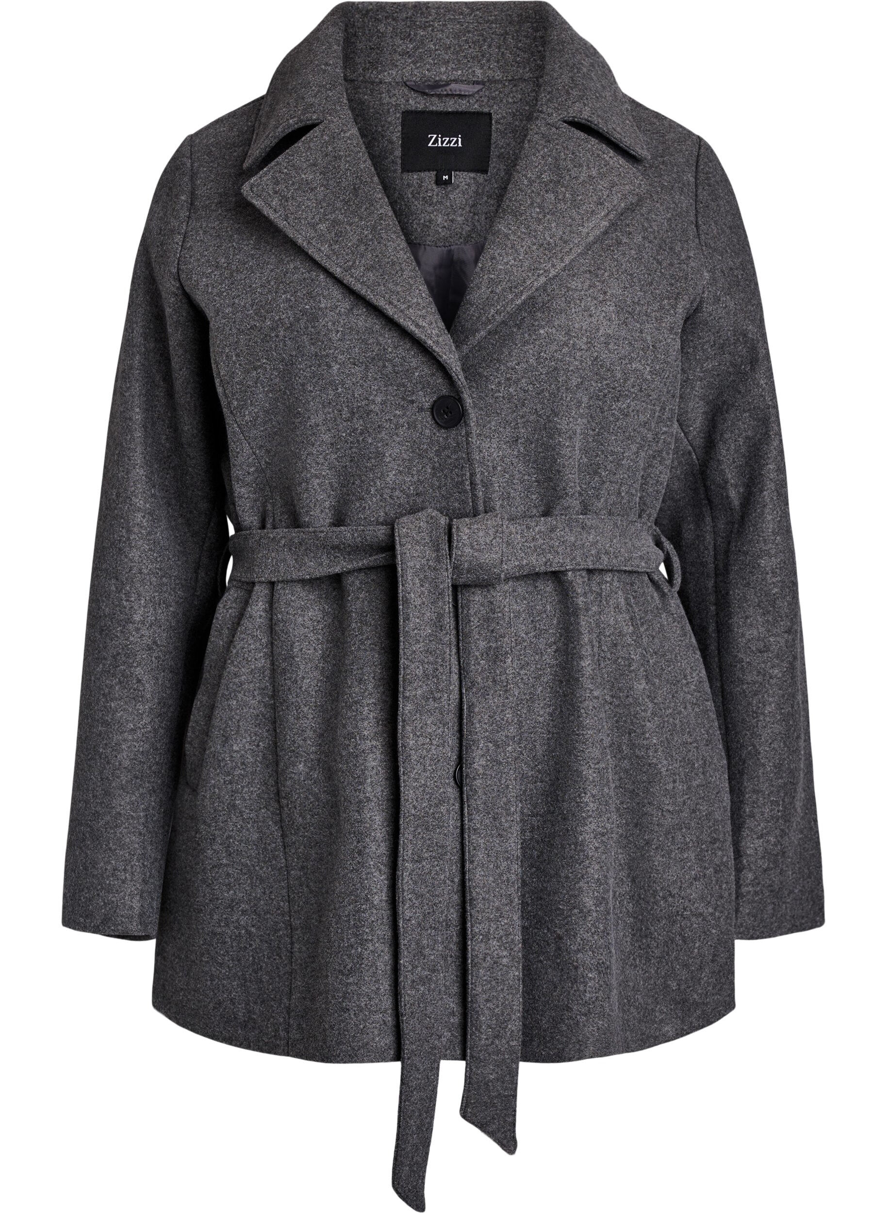 Manteau court avec une ceinture