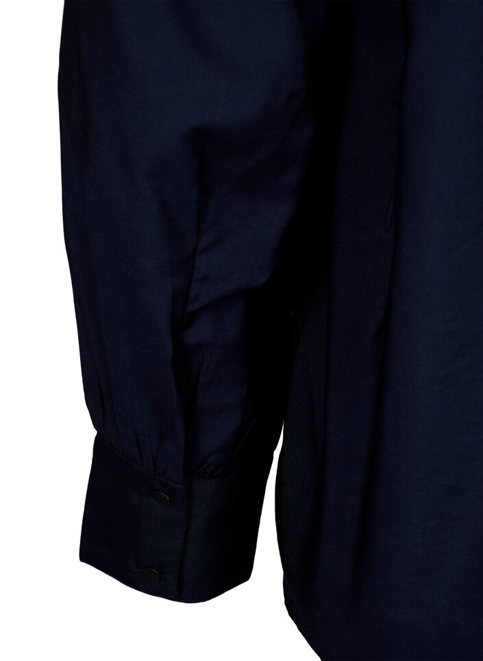 chemisier en viscose à volants, Sky Captain, Packshot image number 3