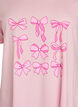 Chemise de nuit &agrave; manches courtes en coton biologique, Rose, Packshot image number 2