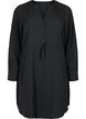Robe imprimée avec cordon à la taille, Black Dot, Packshot image number 0