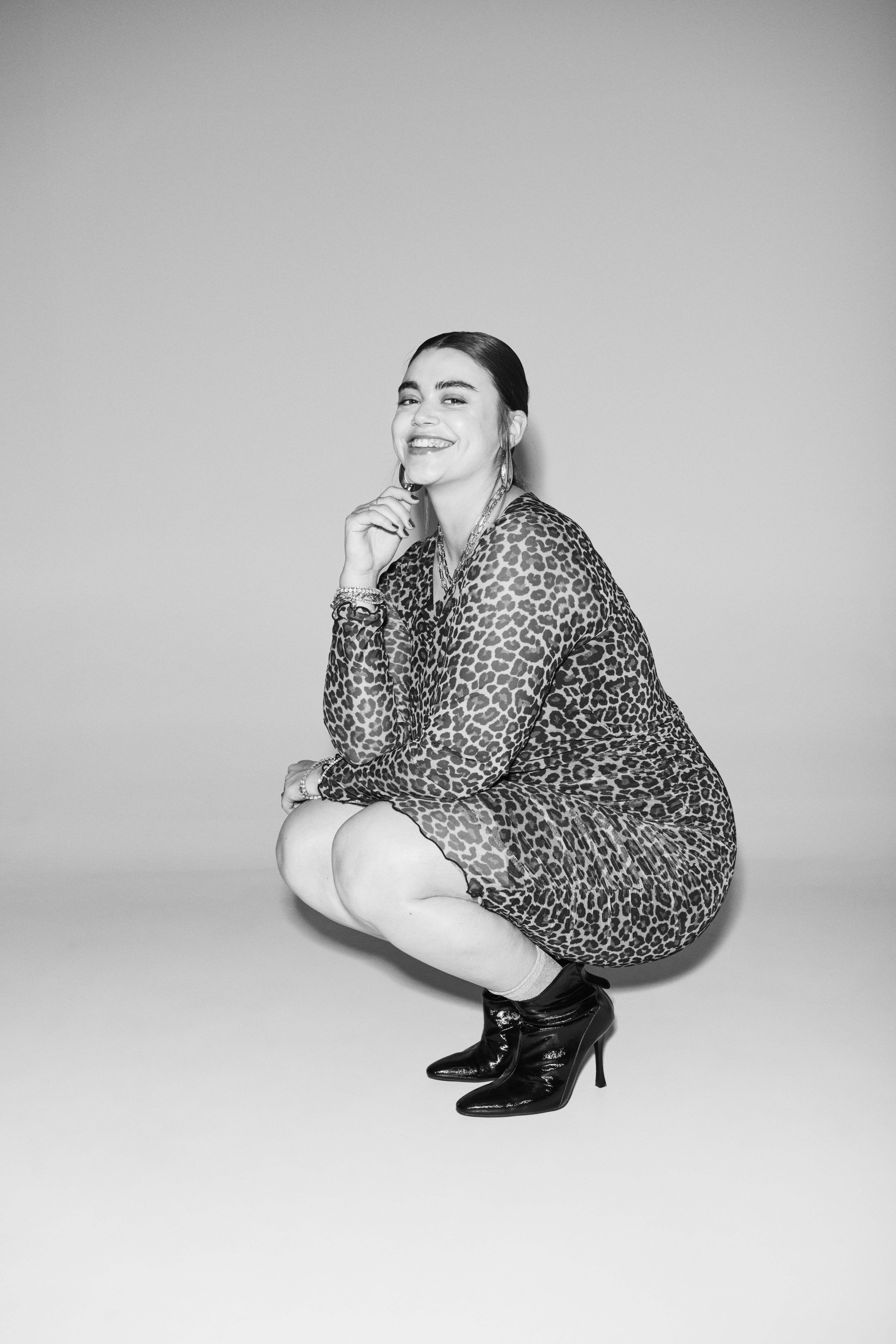 Zizzi Robe l&eacute;opard, , Model