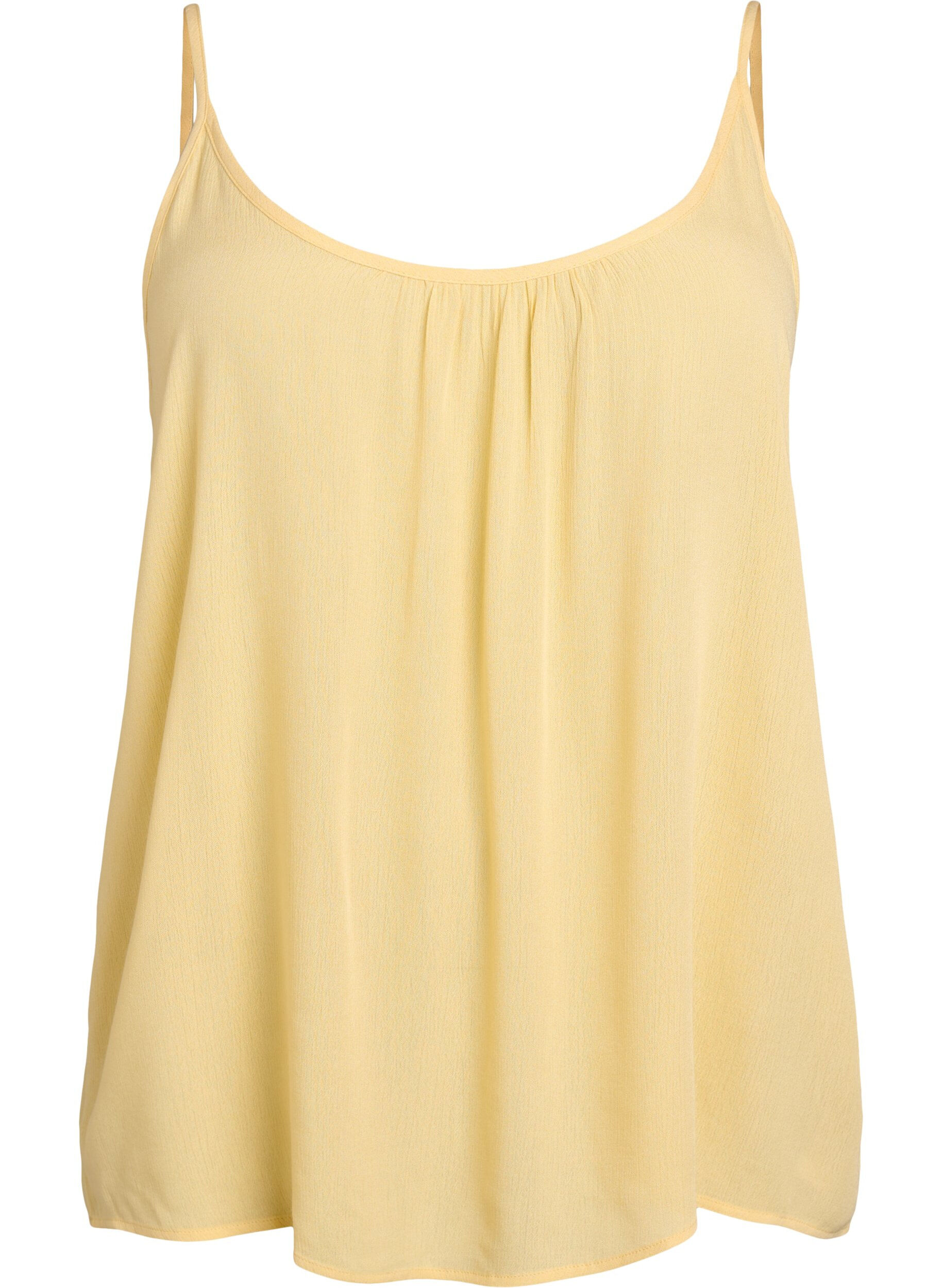 Top &agrave; bretelles en viscose