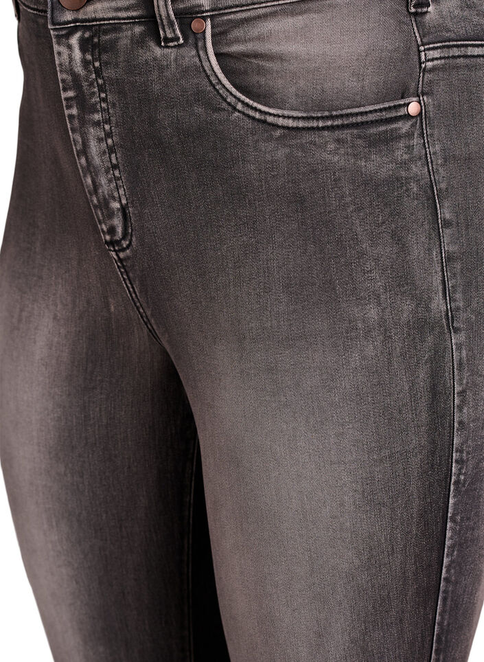 Jean Amy super slim &agrave; taille haute, Gris anthracite, Packshot image number 2