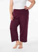 Pantalon 7/8 en modal m&eacute;lang&eacute; avec poches, Bordeaux fonc&eacute;, Model image number 2