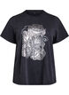 T-shirt en coton biologique avec une impression cool, Gris, Packshot image number 0