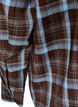 Chemise &agrave; carreaux avec coupe ample, Marron, Packshot image number 3