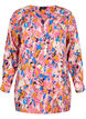 Chemise longue imprimée en viscose, Rosebloom GraphicAOP, Packshot image number 0