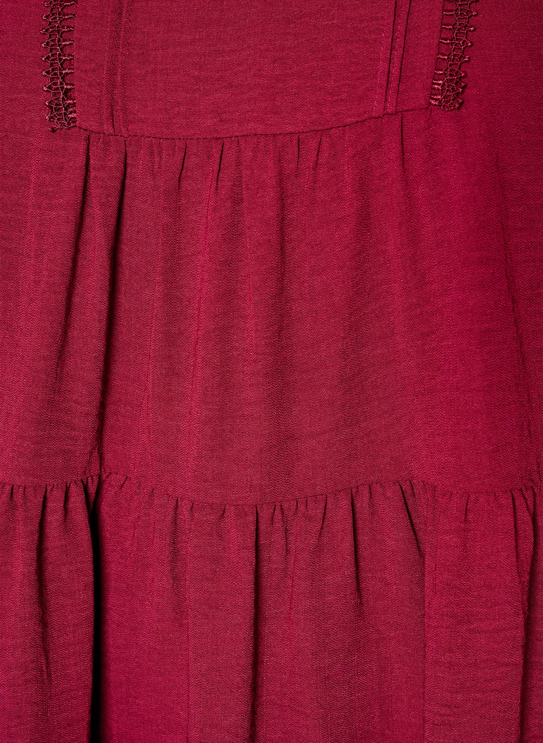 ZizziRobe coupe &eacute;vas&eacute;e avec une taille empire, Rouge, Packshot image number 2