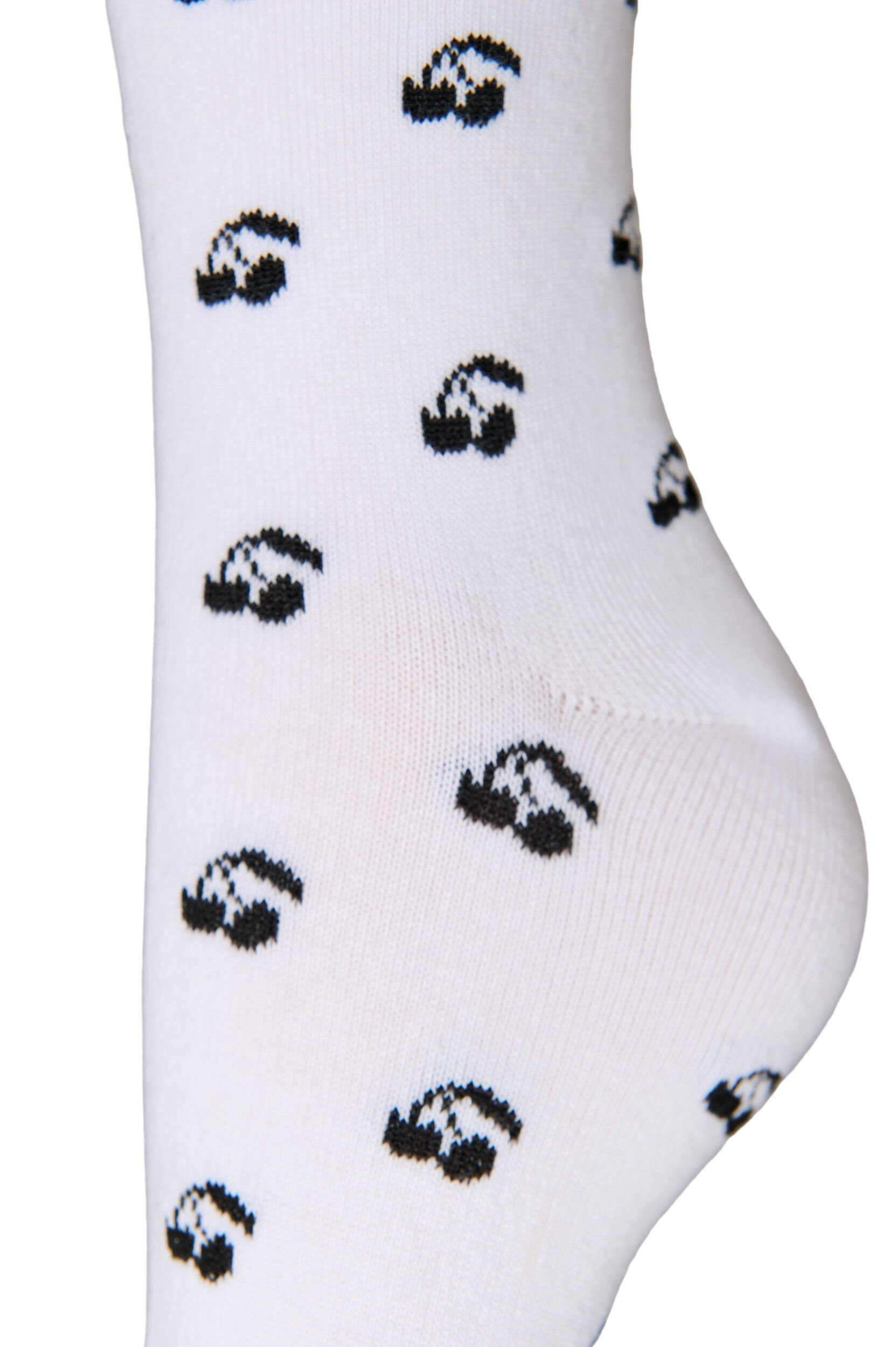 Zizzi Chaussettes en coton &agrave; motifs, Blanc, Packshot image number 2