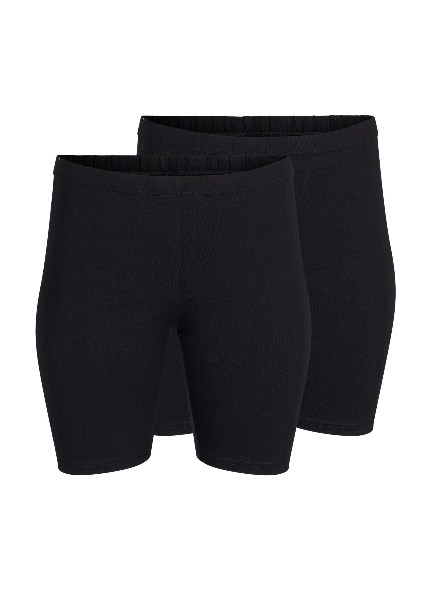 Zizzi FLASH - lot de 2 shorts cyclistes, Noir, Packshot image number 0