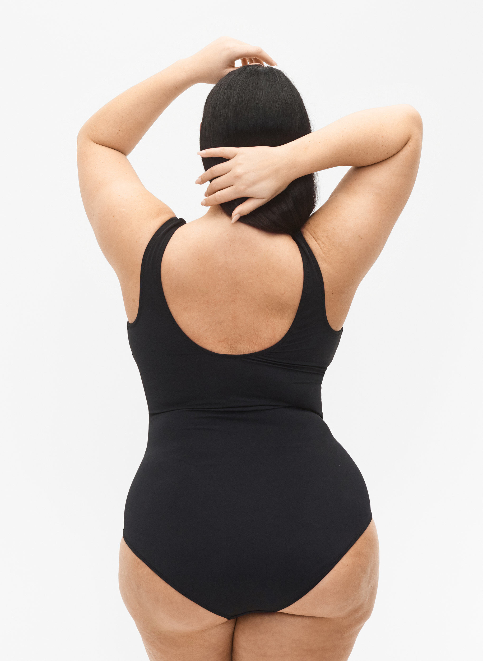 Zizzi Maillot de bain avec bandeau, Black, Model image number 1