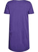 Chemise de nuit &agrave; manches courtes en coton biologique, Violet, Packshot image number 1