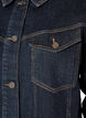 Veste en jean classique avec surpiq&ucirc;res contrastantes, Bleu, Packshot image number 2