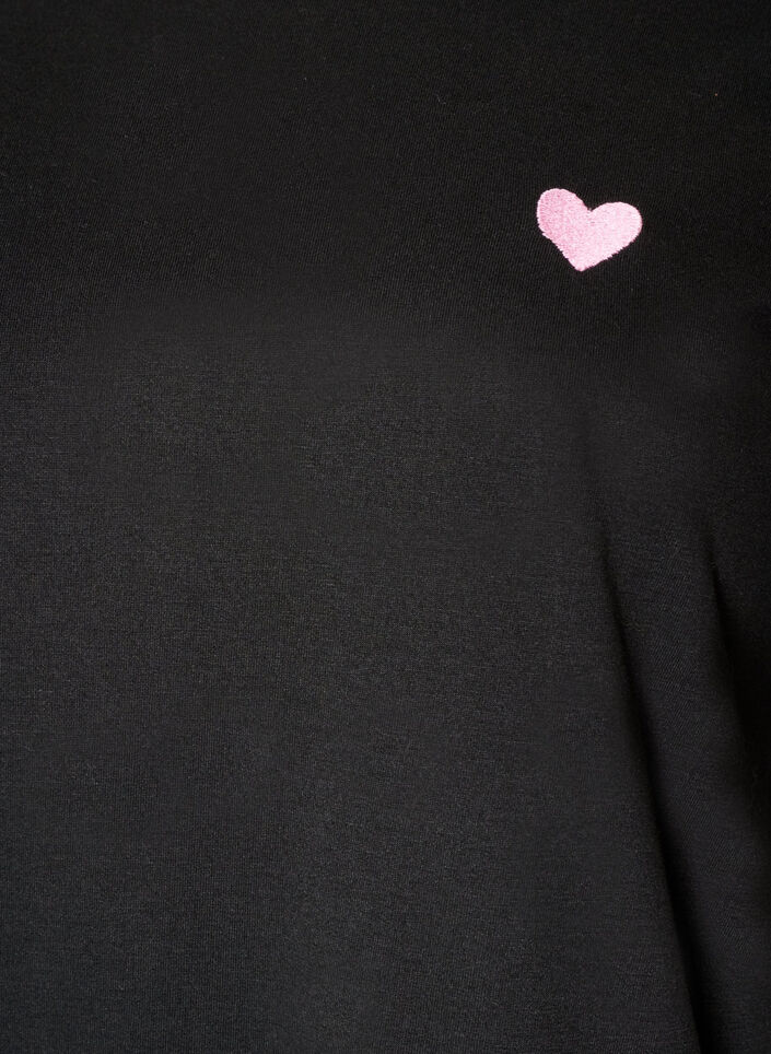 T-shirt imprim&eacute;, Noir, Packshot image number 2
