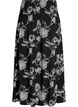 Jupe longue en viscose avec smocks, Noir, Packshot image number 1