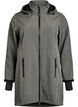Veste softshell avec capuche amovible, Gris anthracite, Packshot image number 0
