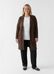 Blazer long avec des poches, Marron, Model image number 1