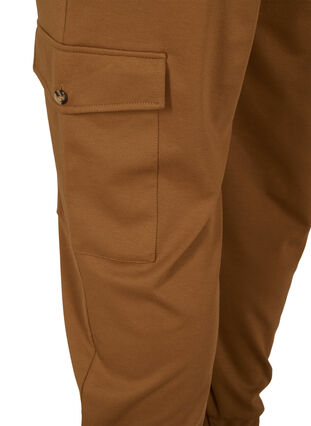 Pantalon ample avec bord élastique et poches, Rubber, Packshot image number 3